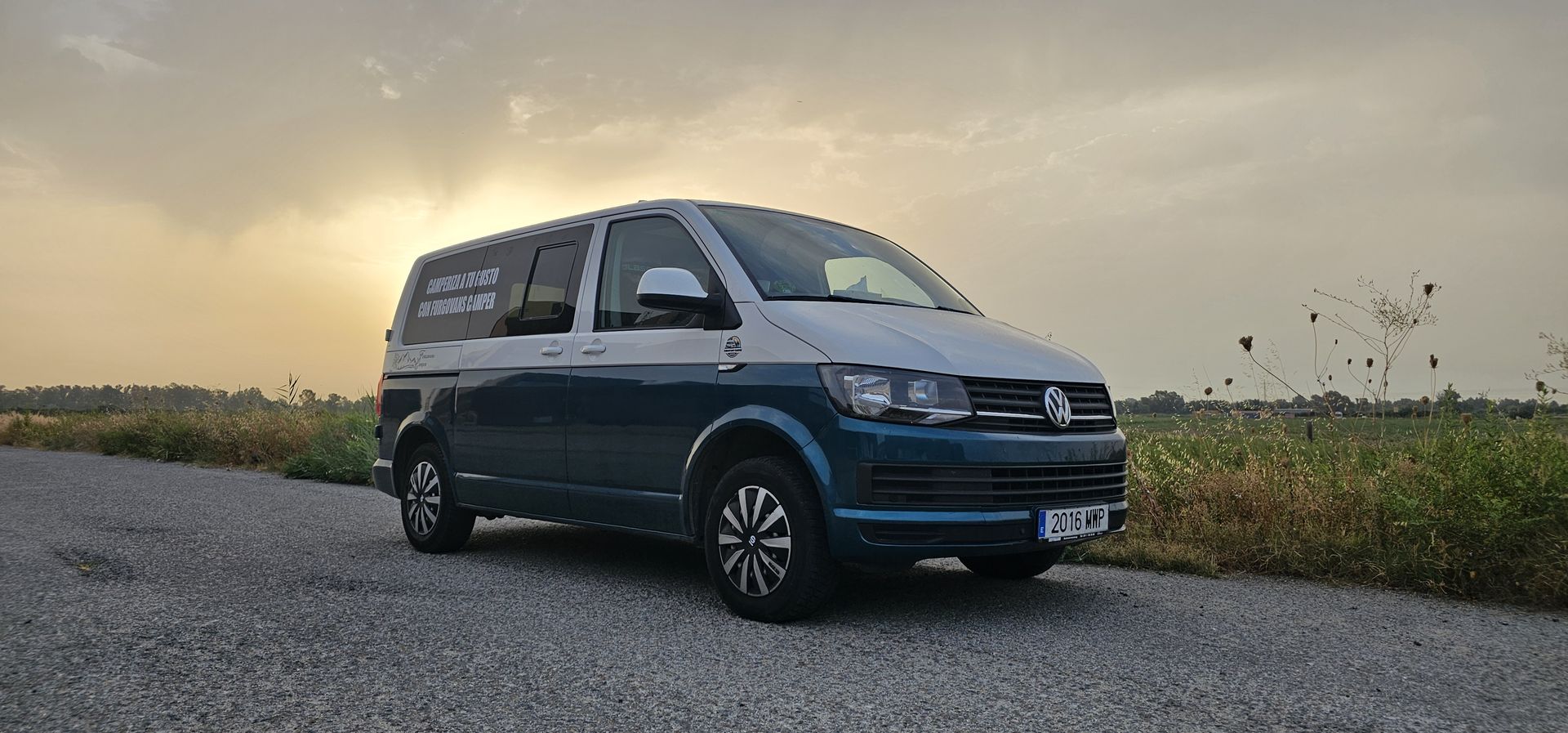 Volkswagen T6 Green Tanganica camperizada - exterior