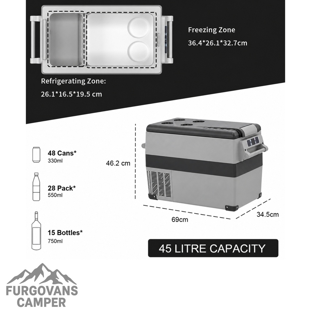 Nevera CoolZone CF45 - Vista 4