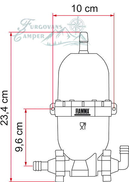 Vaso de expansión universal FURGOVANS CAMPER