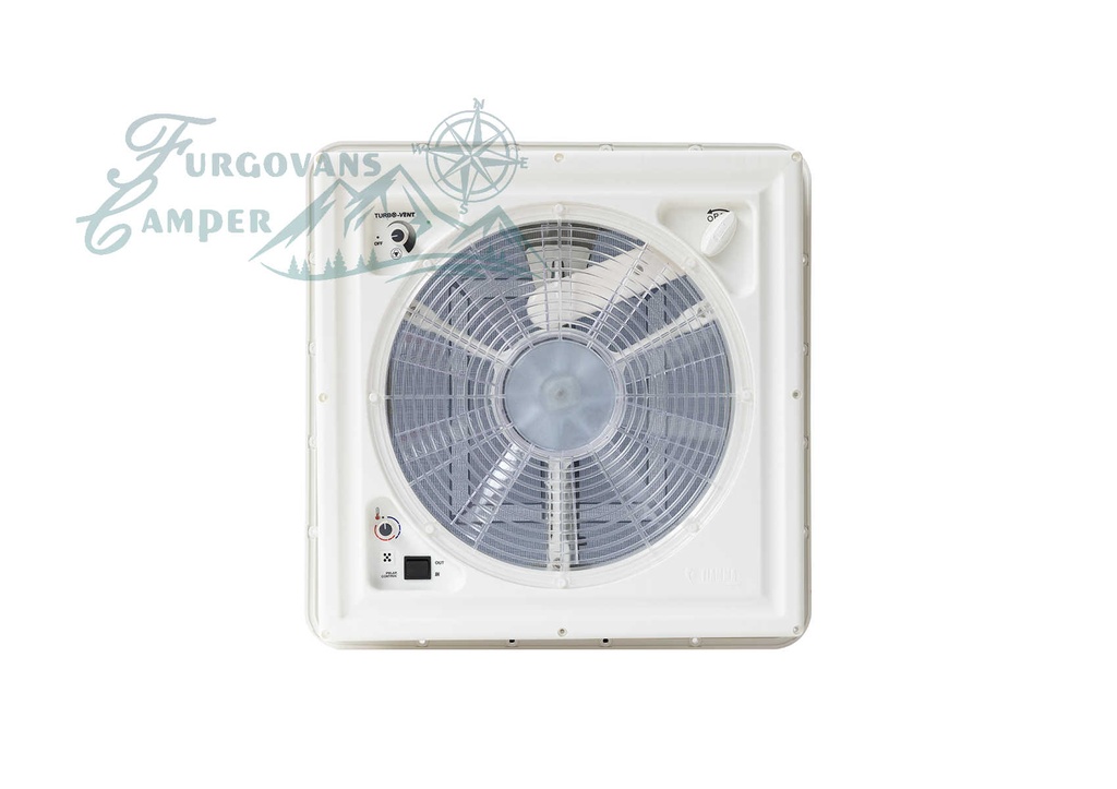 Claraboya Fiamma Turbo Vent 40 de 40x40 cm FURGOVANS CAMPER